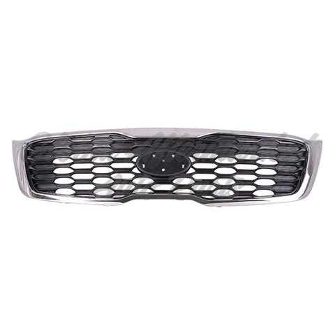 GRILLE L/LX MODEL MATTE BLACK W/CHROME FRAME