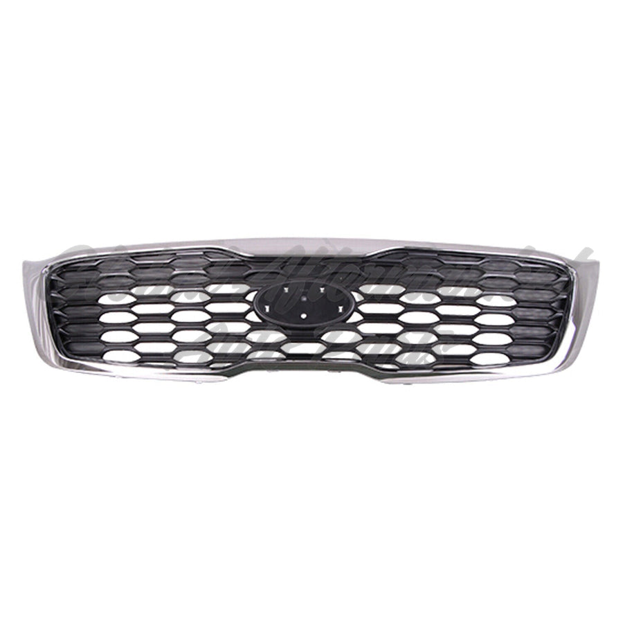GRILLE L/LX MODEL MATTE BLACK W/CHROME FRAME