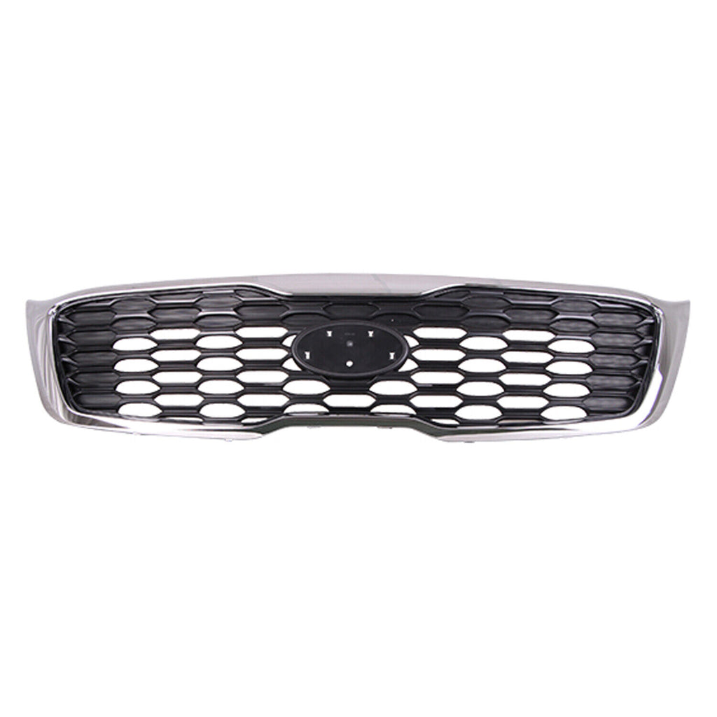 GRILLE L/LX MODEL MATTE BLACK W/CHROME FRAME