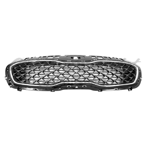 GRILLE FR PTD BLACK W/CHROME W/O PRE-COLLISION SYSTEM