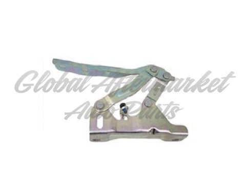 HOOD HINGE LH STEEL CHROME