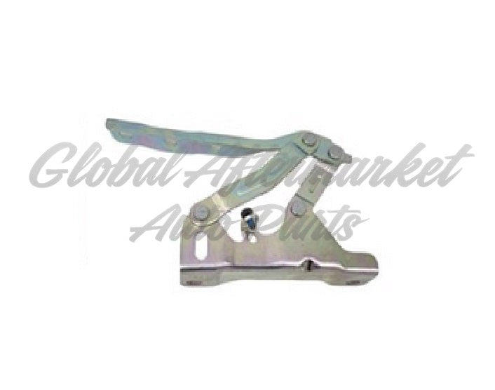 HOOD HINGE LH STEEL CHROME