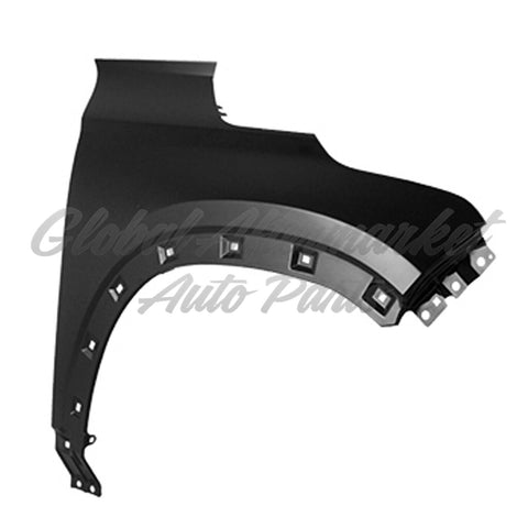 FENDER FR RH STEEL W/O LAMP HOLE FOR EX/S/SX