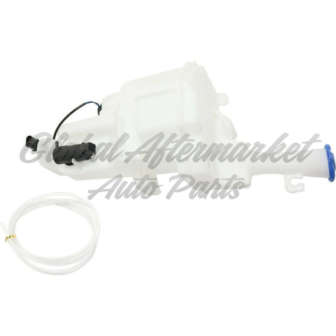 WINDSHIELD WASHER TANK W/HOLE FOR PUMP/HOLE FOR SENSOR/CAP
