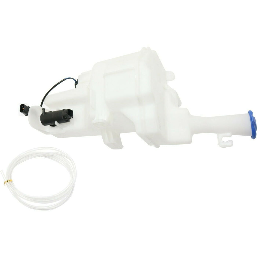 WINDSHIELD WASHER TANK W/HOLE FOR PUMP/HOLE FOR SENSOR/CAP
