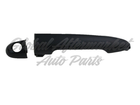 DOOR HANDLE FR LH OUTER BLACK (W/KEY HOLE)