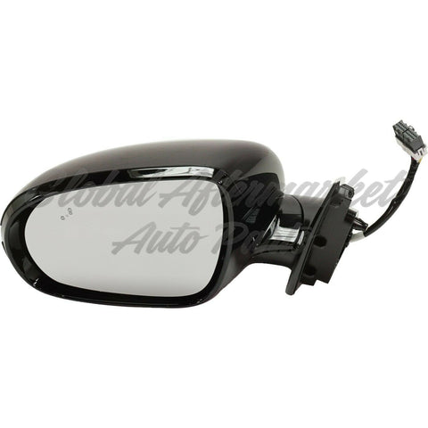DOOR MIRROR LH POWER HTD PTM W/O CAMERA W/SIGNAL/BLIND SPOT MANUAL FOLD