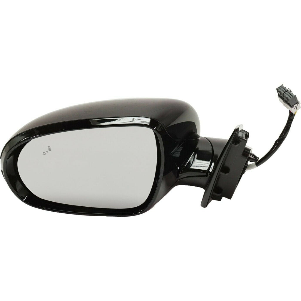DOOR MIRROR LH POWER HTD PTM W/O CAMERA W/SIGNAL/BLIND SPOT MANUAL FOLD
