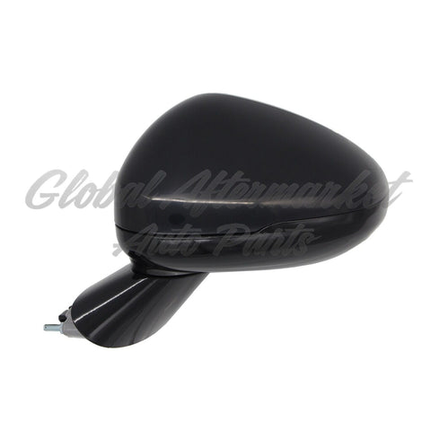 DOOR MIRROR LH POWER PTM HTD GLOSS BLACK W/BLIND SPOT EX TRIM