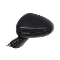 DOOR MIRROR LH POWER PTM HTD GLOSS BLACK W/BLIND SPOT EX TRIM