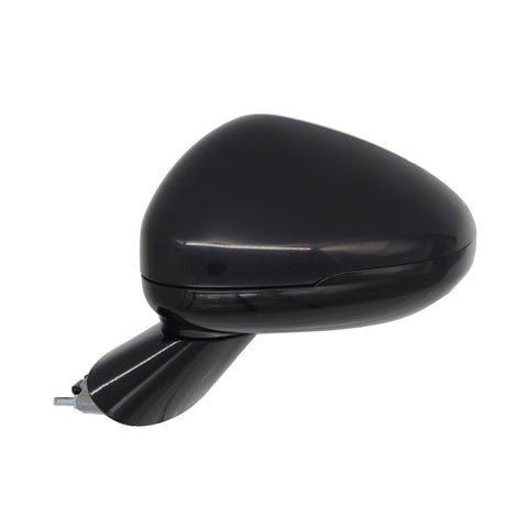 DOOR MIRROR LH POWER PTM HTD GLOSS BLACK W/BLIND SPOT EX TRIM