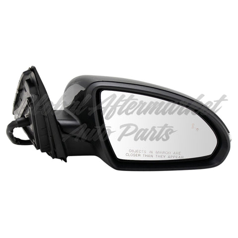DOOR MIRROR RH POWER HTD PTM W/O CAMERA W/MEMORY/SIGNAL POWER FOLD