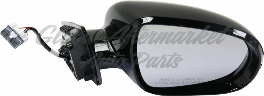 DOOR MIRROR RH POWER HTD PTM W/O CAMERA/BLIND SPOT W/SIGNAL MANUAL FOLD