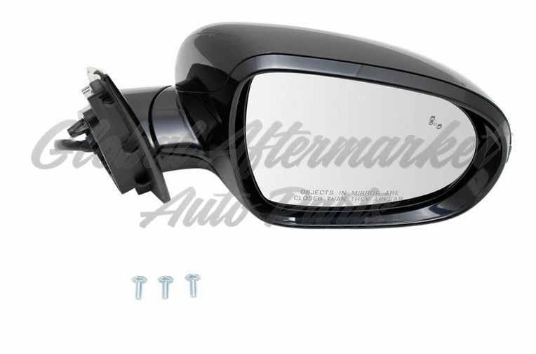 DOOR MIRROR RH POWER HTD PTM W/O CAMERA W/SIGNAL/BLIND SPOT MANUAL FOLD