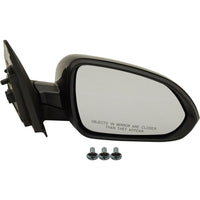 DOOR MIRROR RH POWER PTM HTD W/O SIGNAL MANUAL FOLD