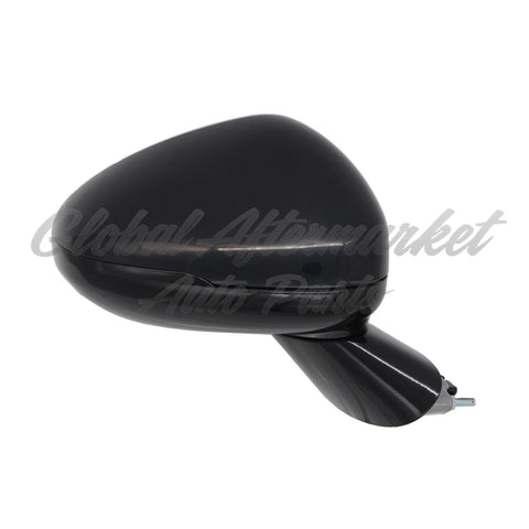 DOOR MIRROR RH POWER PTM HTD GLOSS BLACK W/BLIND SPOT EX TRIM