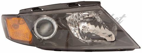 HEAD LAMP LH BLACK BEZEL (A TYPE) HQ