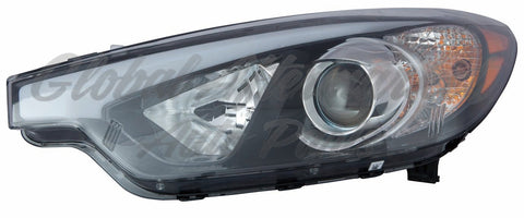HEAD LAMP LH HALOGEN W/O LED POSITION LAMP