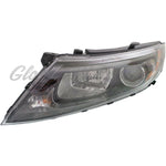 HEAD LAMP LH HALOGEN BLACK BEZEL W/O LED USA BUILT EX/LX CAPA — photo 3