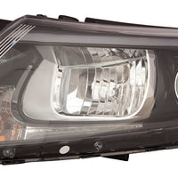 HEAD LAMP LH HALOGEN BLACK BEZEL W/O LED USA BUILT EX/LX HQ