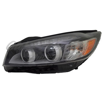 HEAD LAMP LH HALOGEN W/LED ACCENT LIGHT HQ
