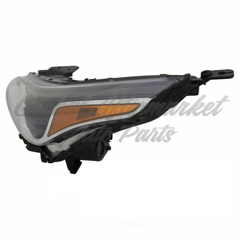 HEAD LAMP LH HALOGEN SDN