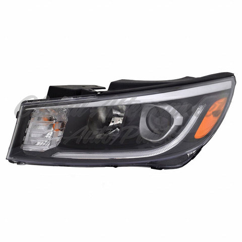 HEAD LAMP LH HALOGEN W/O LED POSITION LAMP HQ