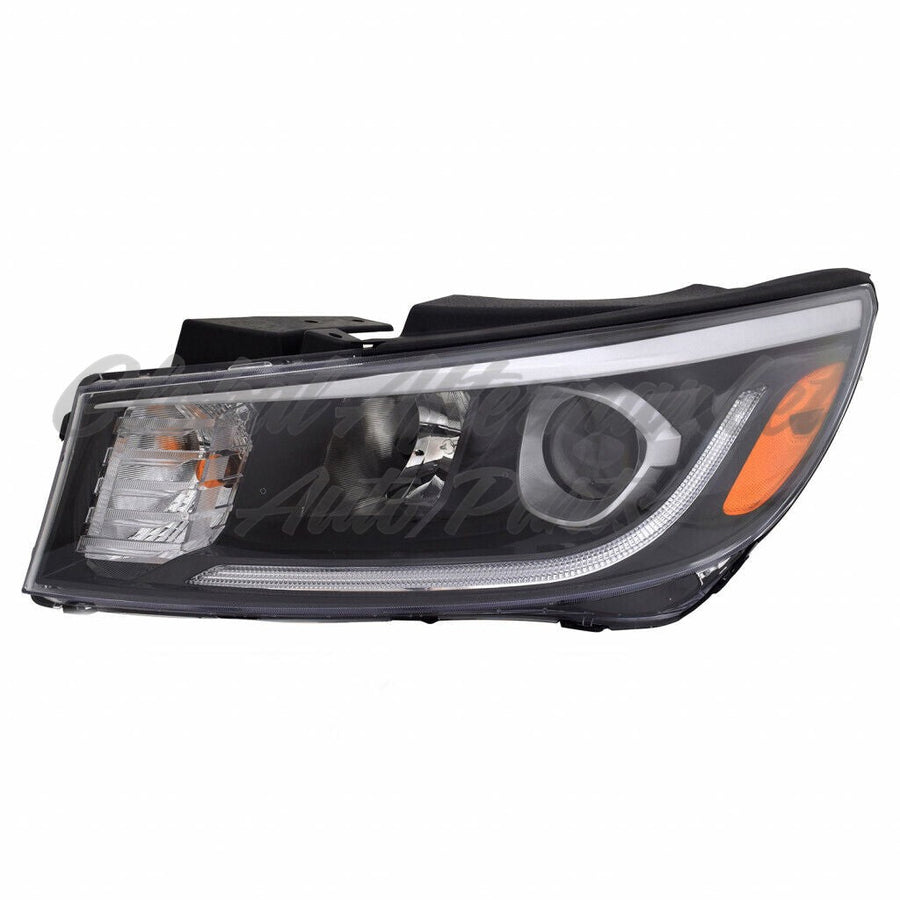 HEAD LAMP LH HALOGEN W/O LED POSITION LAMP HQ