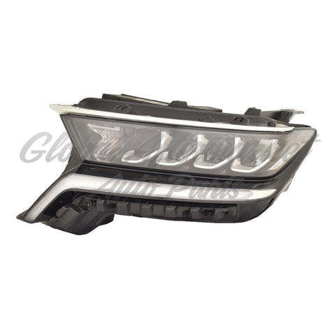 HEAD LAMP LH SILVER GRAY UPPER MOLDING STANDARD REFLECTOR TYPE EXCLUDE HYB HQ