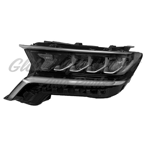 HEAD LAMP LH BLACK UPPER MOLDING STD REFLECTOR TYPE EXCLUDE HYB HQ