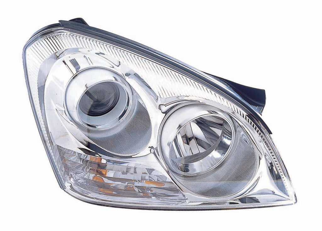 HEAD LAMP RH W/O APP PKG W/CHROME BEZEL CAPA
