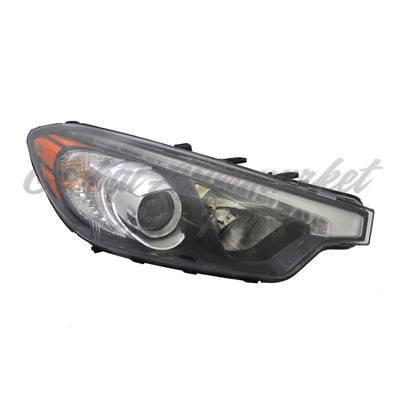 HEAD LAMP RH HALOGEN W/LED POSITION LAMP CAPA