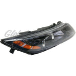 HEAD LAMP RH HALOGEN BLACK BEZEL W/LED USA BUILT — photo 2