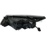 HEAD LAMP RH HALOGEN BLACK BEZEL W/LED USA BUILT — photo 4