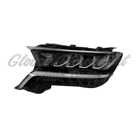 HEAD LAMP RH SILVR GRAY UPPER MOLDING STD REFLECTOR TYPE EXCLUDE HYB HQ