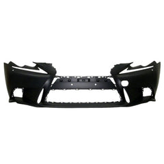 BUMPER FR PRIMED BLACK W/F SPORT/HEAD LAMP WASHER CAPA