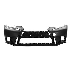 BUMPER FR PRIMED BLACK W/F SPORT W/O HEAD LAMP WASHER CAPA