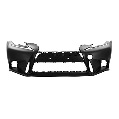 BUMPER FR PRIMED BLACK W/F SPORT W/O HEAD LAMP WASHER