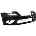 BUMPER FR PRIMED BLACK W/O F SPORT/HEAD LAMP WASHER/SENSOR — photo 2