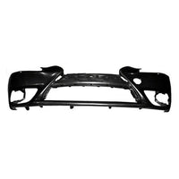 BUMPER FR PRIMED BLACK W/O F SPORT/SENSOR W/HEAD LAMP WASHER
