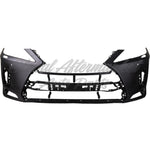 BUMPER FR PRIMED PTM W/HEAD LAMP WASHER/ 2 PARK ASSIST SENSOR CANADA BUILT W/O F-SPRT — photo 1