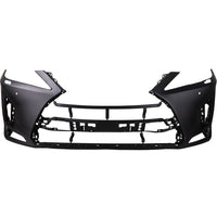 BUMPER FR PRIMED PTM W/HEAD LAMP WASHER/ 2 PARK ASSIST SENSOR CANADA BUILT W/O F-SPRT