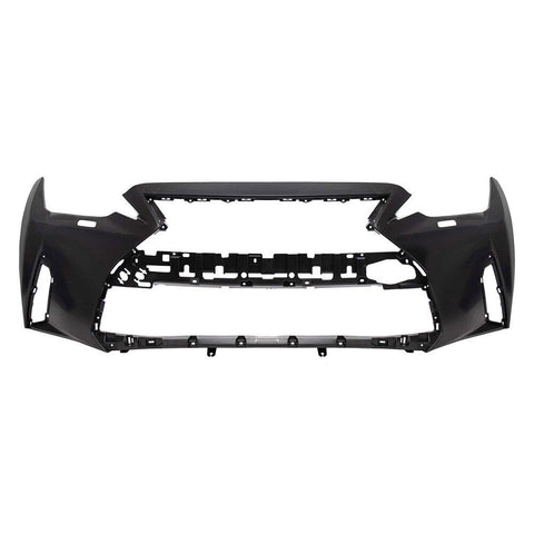 BUMPER FR PRIMED PTM W/ HEAD LAMP WASHER W/O PARK ASSIST SENSOR/ F-SPRTS