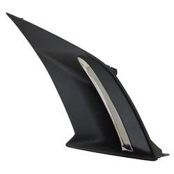 GRILLE LOWER LH TEXTURED BLACK W/CHROME INSERT W/O F-SPORT