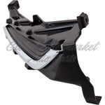 FOG LAMP COVER FR LH TEXTURED BLACK W/CHROME TRIM MOLDING W/O F-SPRT — photo 2