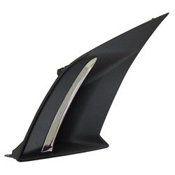 GRILLE LOWER RH TEXTURED BLACK W/CHROME INSERT W/O F-SPORT