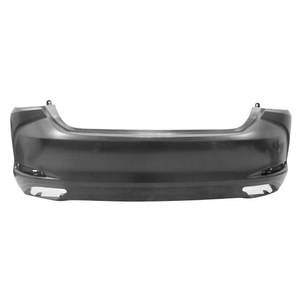 BUMPER RR PRIMED PTM W/O PARK ASSIST SENSOR NORTH AMERICAN BUILT CAPA