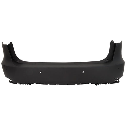BUMPER RR PRIMED PTM W/PARK ASSIST SENSOR CANADA BUILT