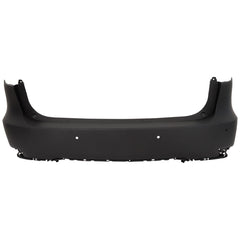BUMPER RR PRIMED PTM W/PARK ASSIST SENSOR CANADA BUILT