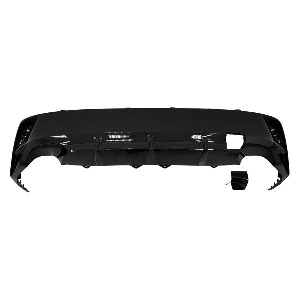 BUMPER RR LOWER BRIGHT BLACK W/TOW HOOK HOLE / F-SPRT CAPA